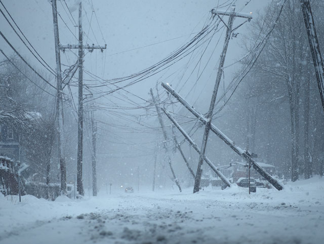 Snow Storm Power Line Recovery